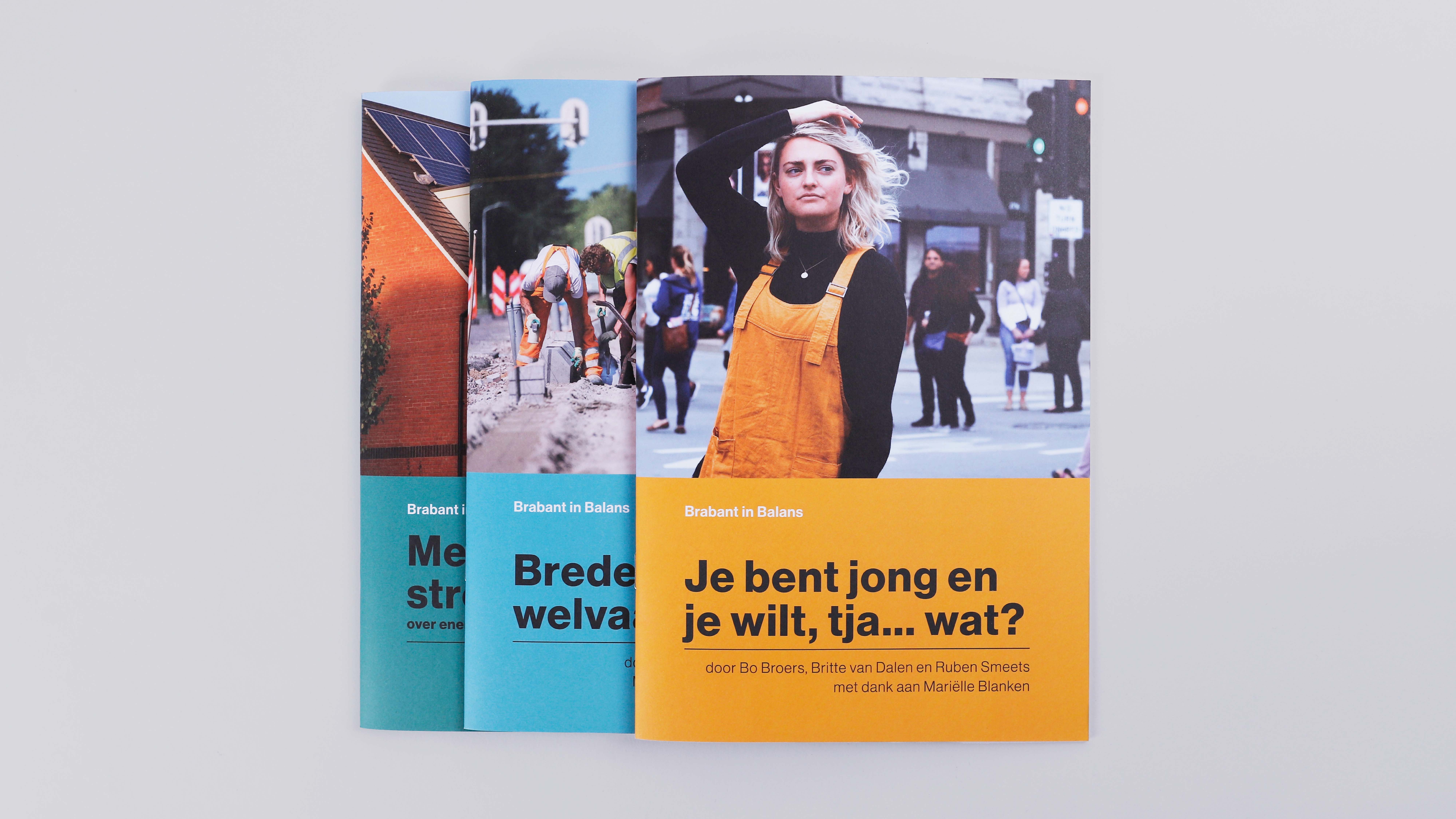 boekontwerp Brabant in balans oranje vormgevers